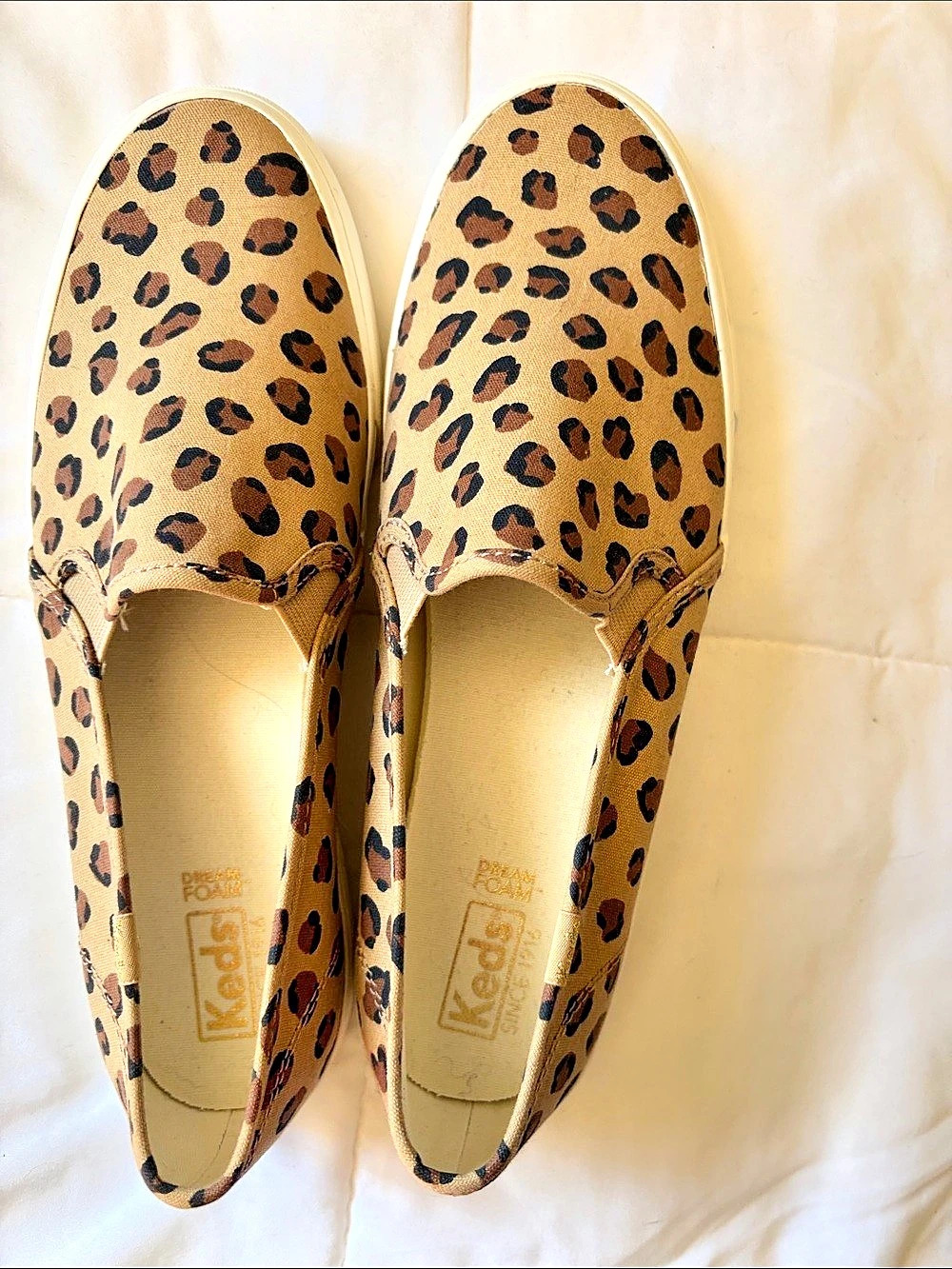 Keds Double Decker Leopard Slip-On Sneaker Sneakers